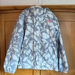 The North Face Kids Floral Gray Raincoat